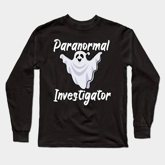 Paranormal investigator Long Sleeve T-Shirt by maxcode